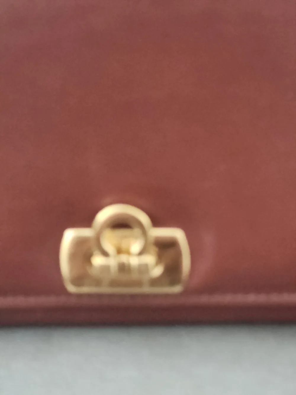 Salvatore Ferragamo Brown Leather Wallet with Gold Hardware - Picture 3 of 16
